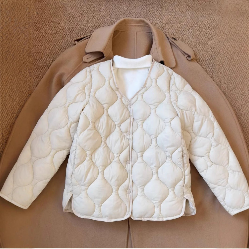Damen Elegante, gefütterte Steppjacke Shop Nory