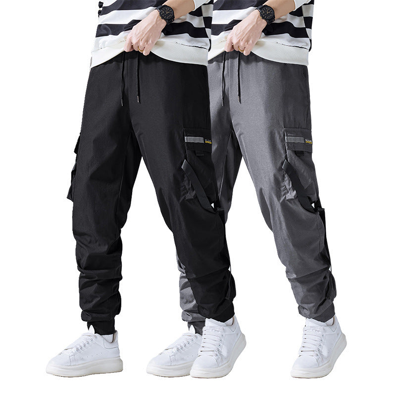 Herren Utility‑Cargohose im Joggerstil mit Multifunktions‑Taschen und Kordelbund Shop Nory
