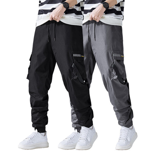 Herren Utility‑Cargohose im Joggerstil mit Multifunktions‑Taschen und Kordelbund Shop Nory