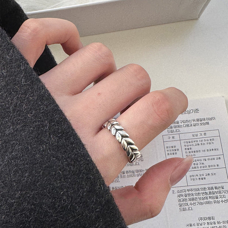 Damen Offener Ring mit gefächertem Design Shop Nory