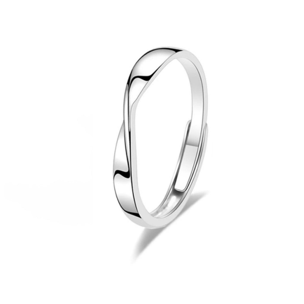 Damen Zierlicher und eleganter Ring mit geschwungenem Design Shop Nory