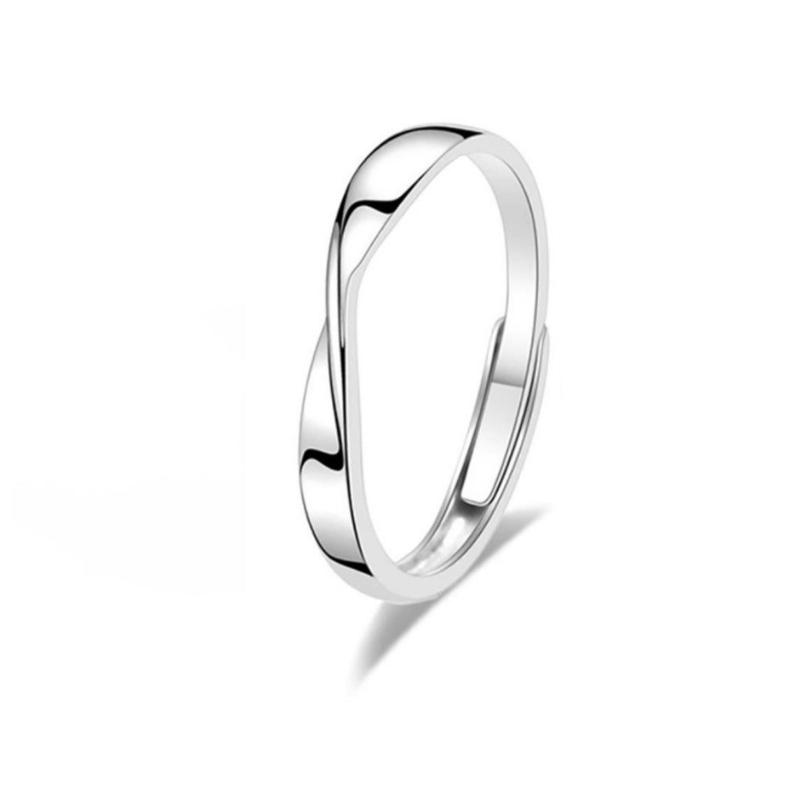 Damen Zierlicher und eleganter Ring mit geschwungenem Design Shop Nory