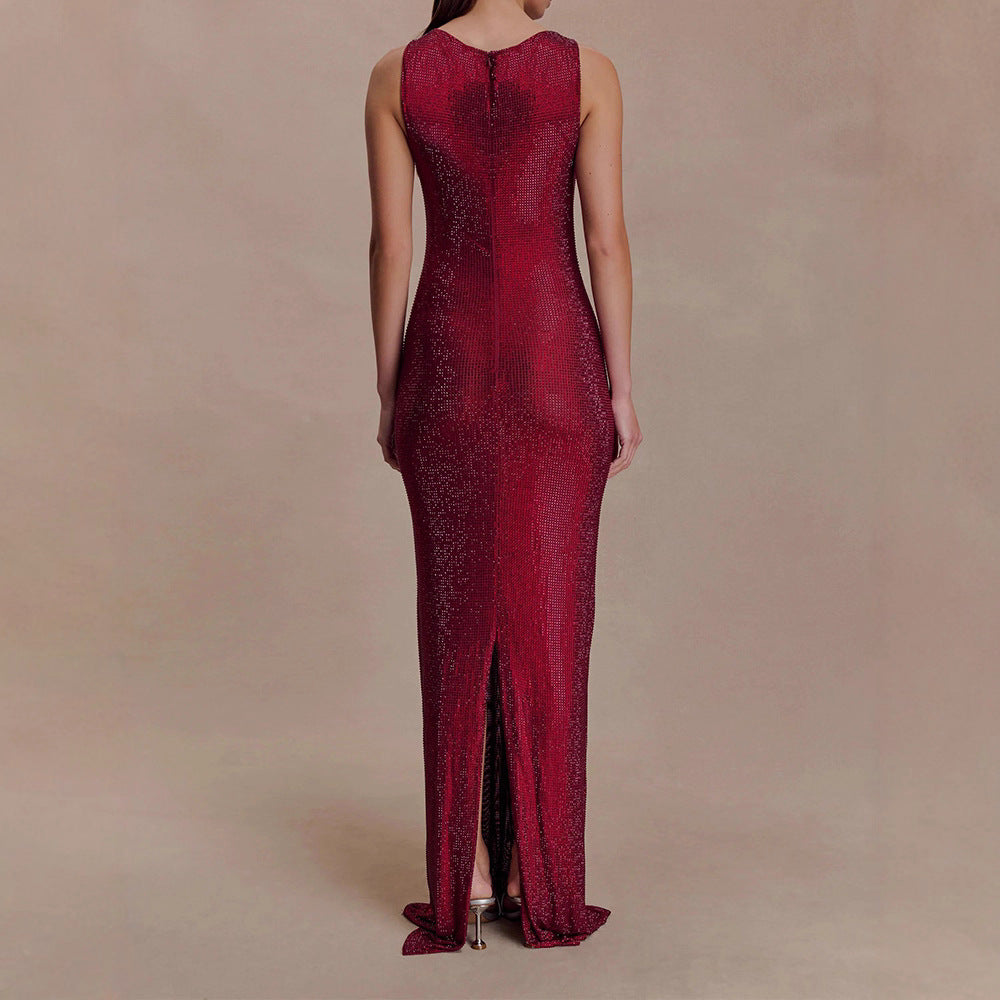 Damen Glitzerndes Abendkleid Shopnory