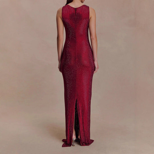 Damen Glitzerndes Abendkleid Shopnory