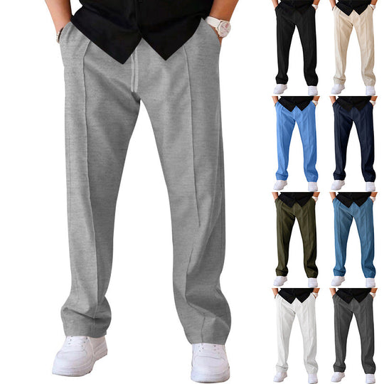 Herren Bequeme Sweatpants mit eleganter Optik und seitlichen Eingrifftaschen
