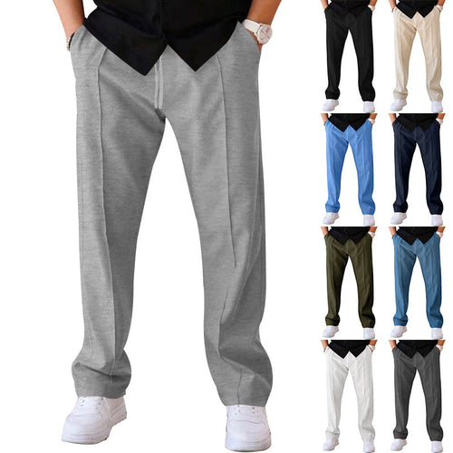 Herren Bequeme Sweatpants mit eleganter Optik und seitlichen Eingrifftaschen