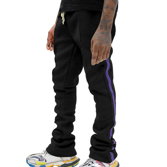 Herren Slim-Fit Jogginghose mit Tunnelzug, markanten Ziernähten & seitlichem Panel Shop Nory