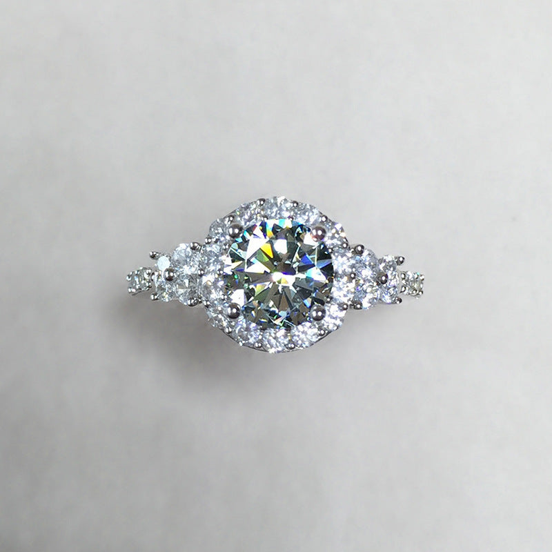 Damen Funkelnder Statement-Ring mit opulentem Zirkonia-Besatz Shop Nory