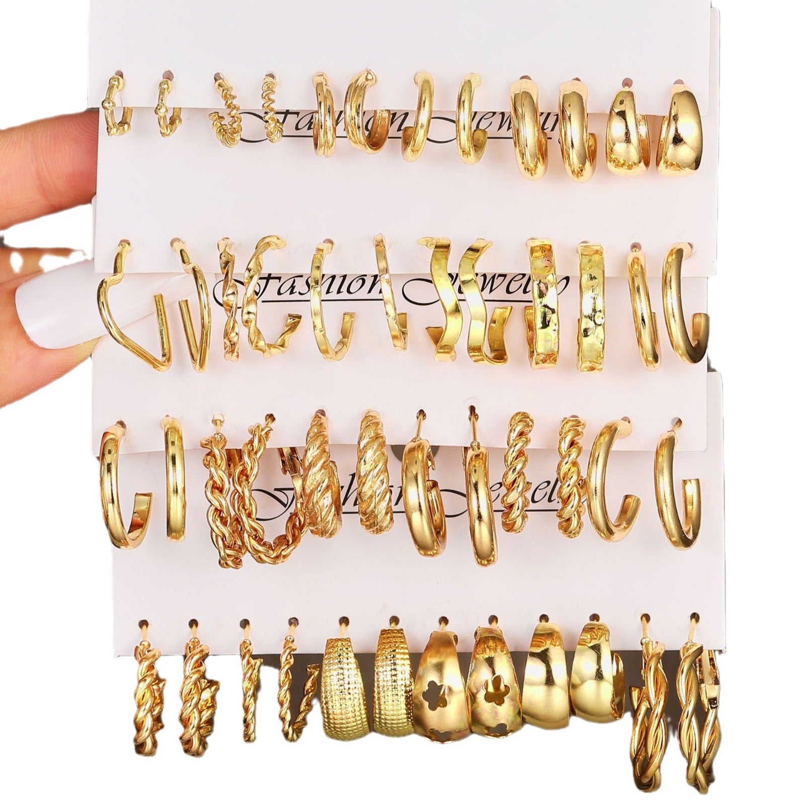 Damen Ohrringe Set mit vielseitigen Designs und eleganten Oberflächen Shop Nory