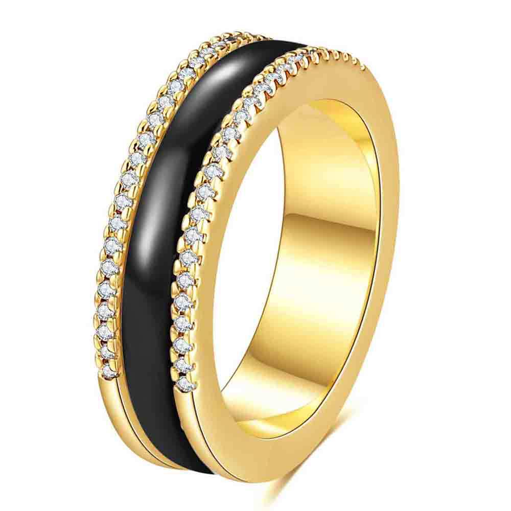 Herren Ring mit kunstvollem Kontrastdesign Shop Nory