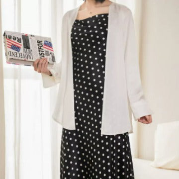 Damen Satin Robe Shop Nory