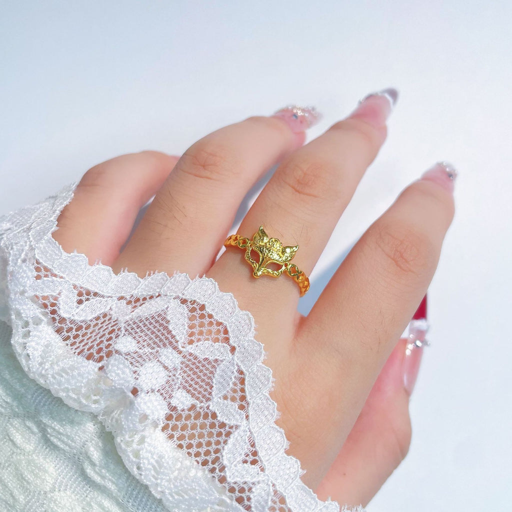 Damen kunstvoller Ring im Fuchsdesign Shop Nory