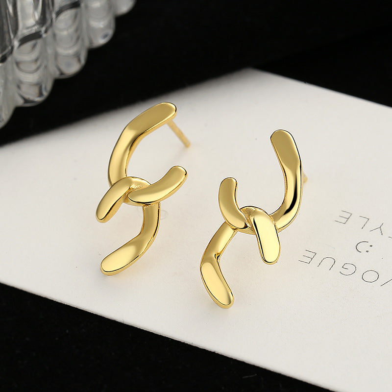 Damen Ohrhänger mit funkelnden Zirkonia und modernem Design Shop Nory