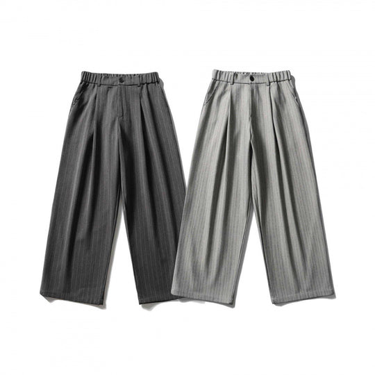 Damen Weite Bundfalten-Hose mit hohem Bund, verkürzter Culotte-Silhouette und elastischem Rückenteil Shop Nory