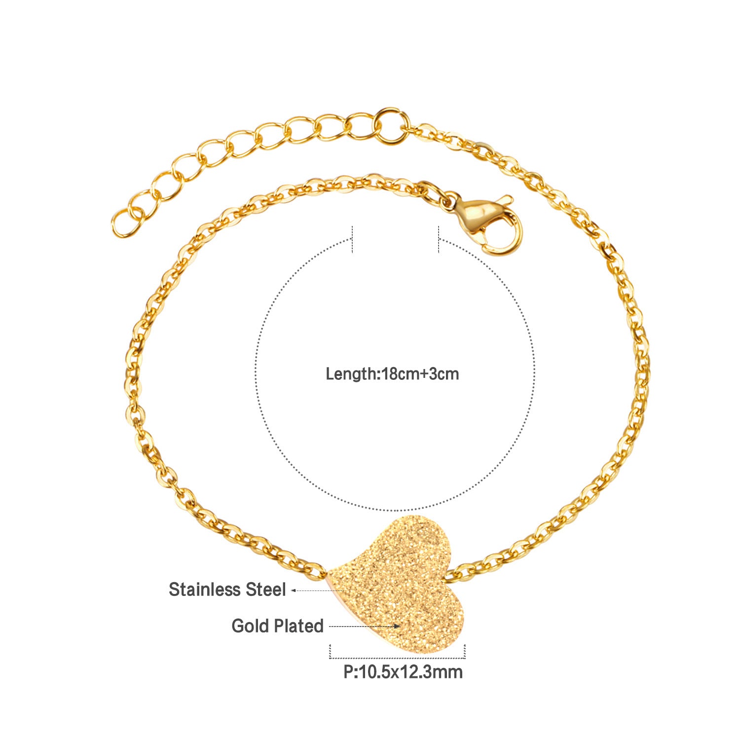 Damen Armband mit unendlichem Symbol aus antiallergischem Edelstahl Shop Nory