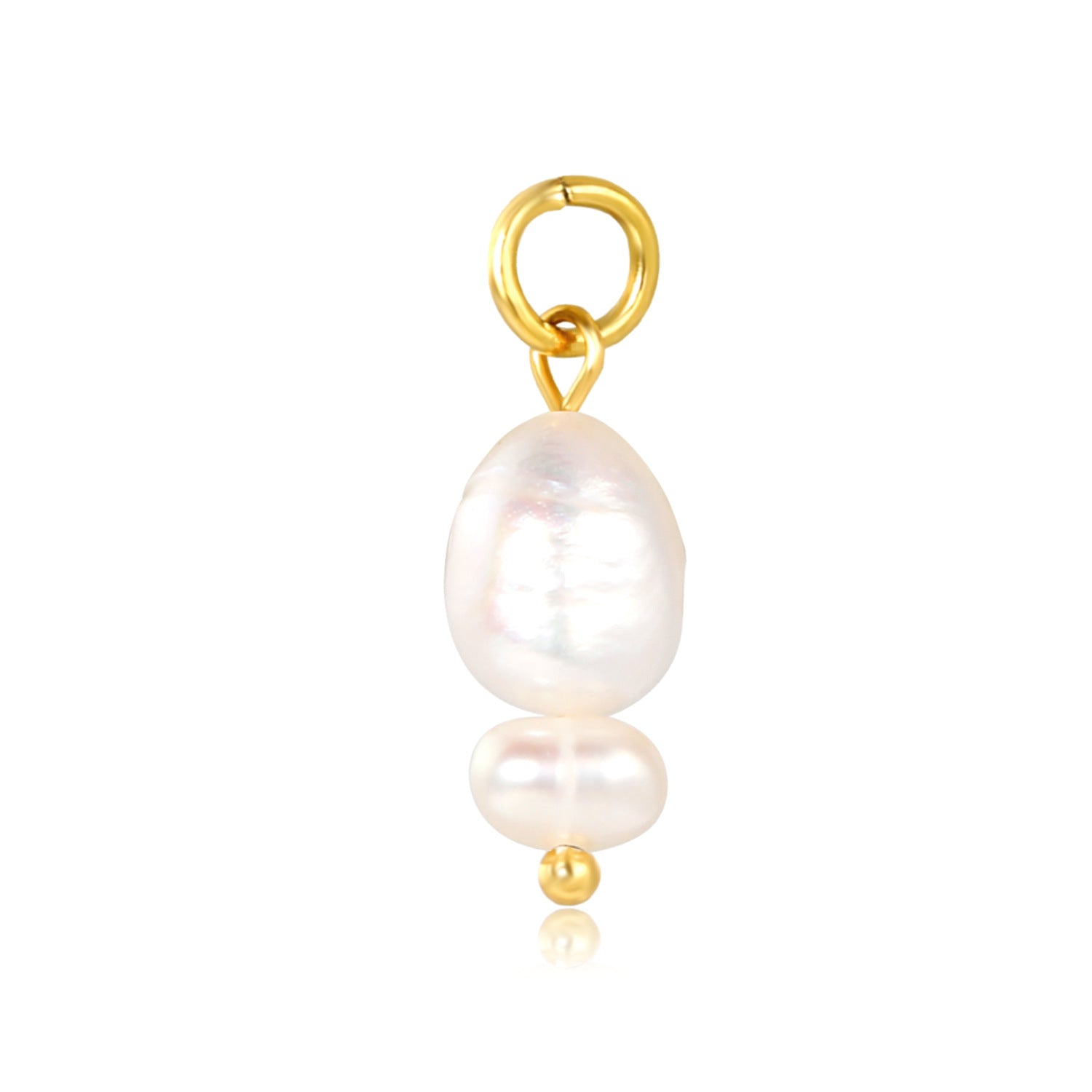 Damen Anhänger aus Süßwasserperle mit goldfarbener Befestigung Shop Nory