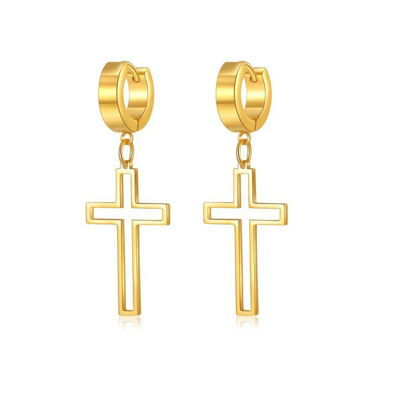 Damen Ohrringe mit elegantem Kreuzdesign Shop Nory