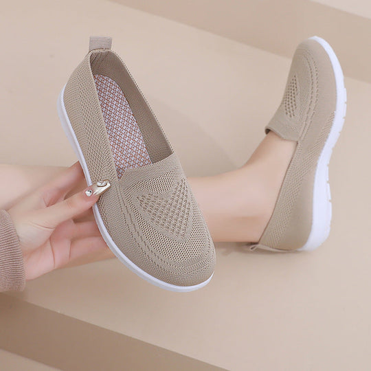 Damen Leichte und atmungsaktive Slip-On Schuhe
