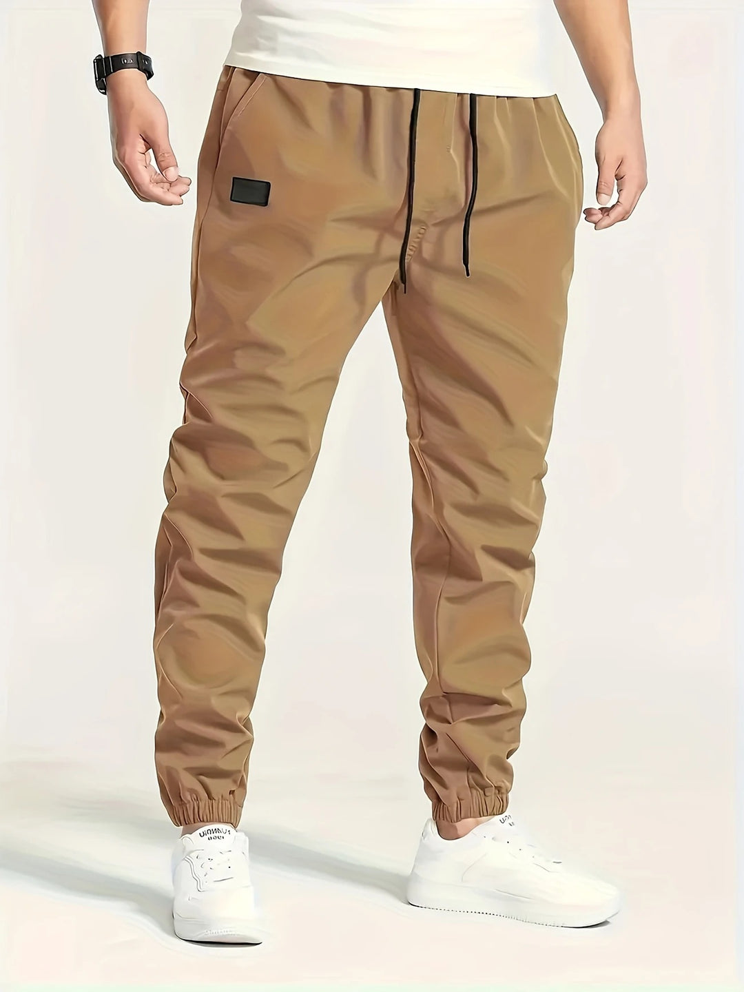 Herren Technische Jogginghose im Tapered‑Utility‑Stil mit elastischem Bund & Knöchelbündchen Shop Nory
