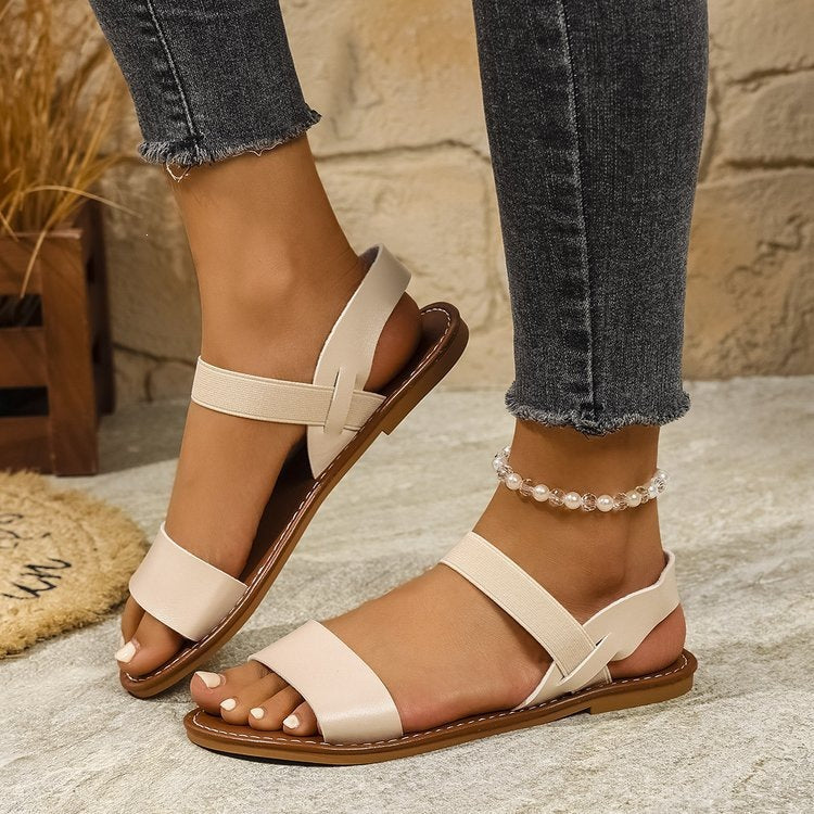 Damen Sandalen mit elegantem Riemen-Design und verstellbarem Knöchelverschluss