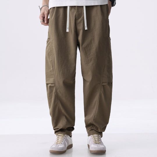 Herren Cargo-Jogginghose mit Kordelzug, elastischem Saum und seitlichen Utility‑Taschen Shop Nory