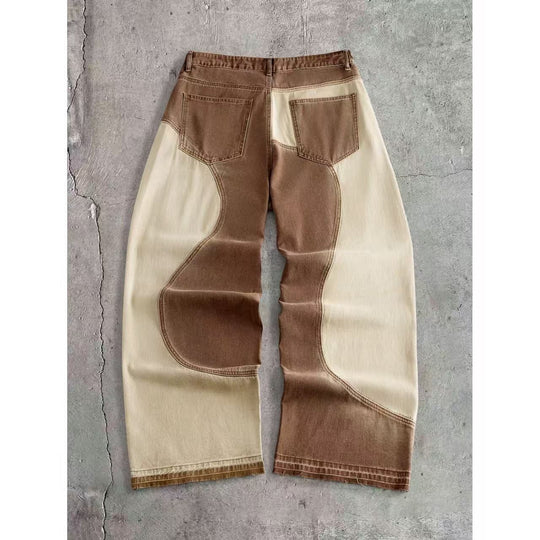 Herren Weit geschnittene Designer-Jeans Shop Nory