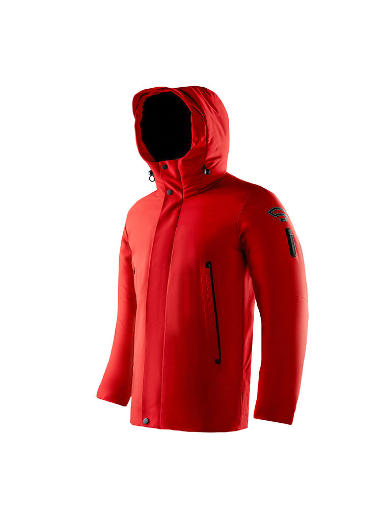 Herren winddichte und atmungsaktive Softshell-Parka mit Kapuze Shop Nory