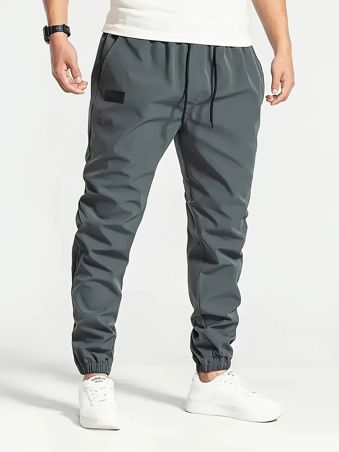 Herren Technische Jogginghose im Tapered‑Utility‑Stil mit elastischem Bund & Knöchelbündchen Shop Nory