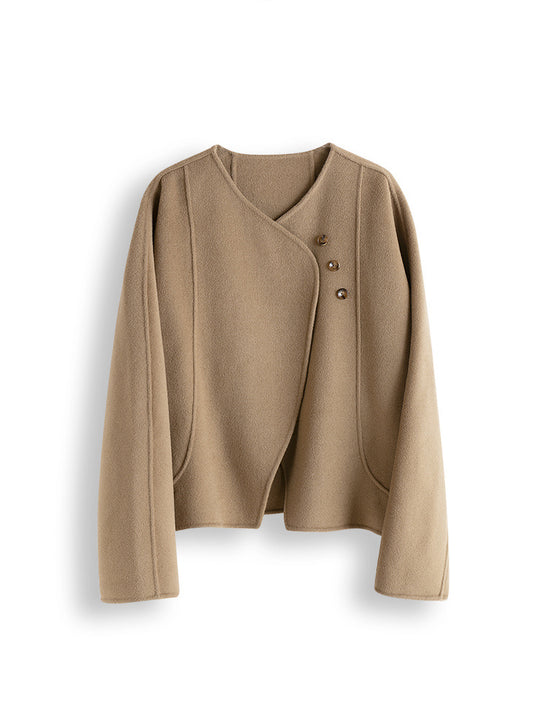 Damen Elegante und gemütliche Jacke mit asymmetrischem Schnitt Shop Nory