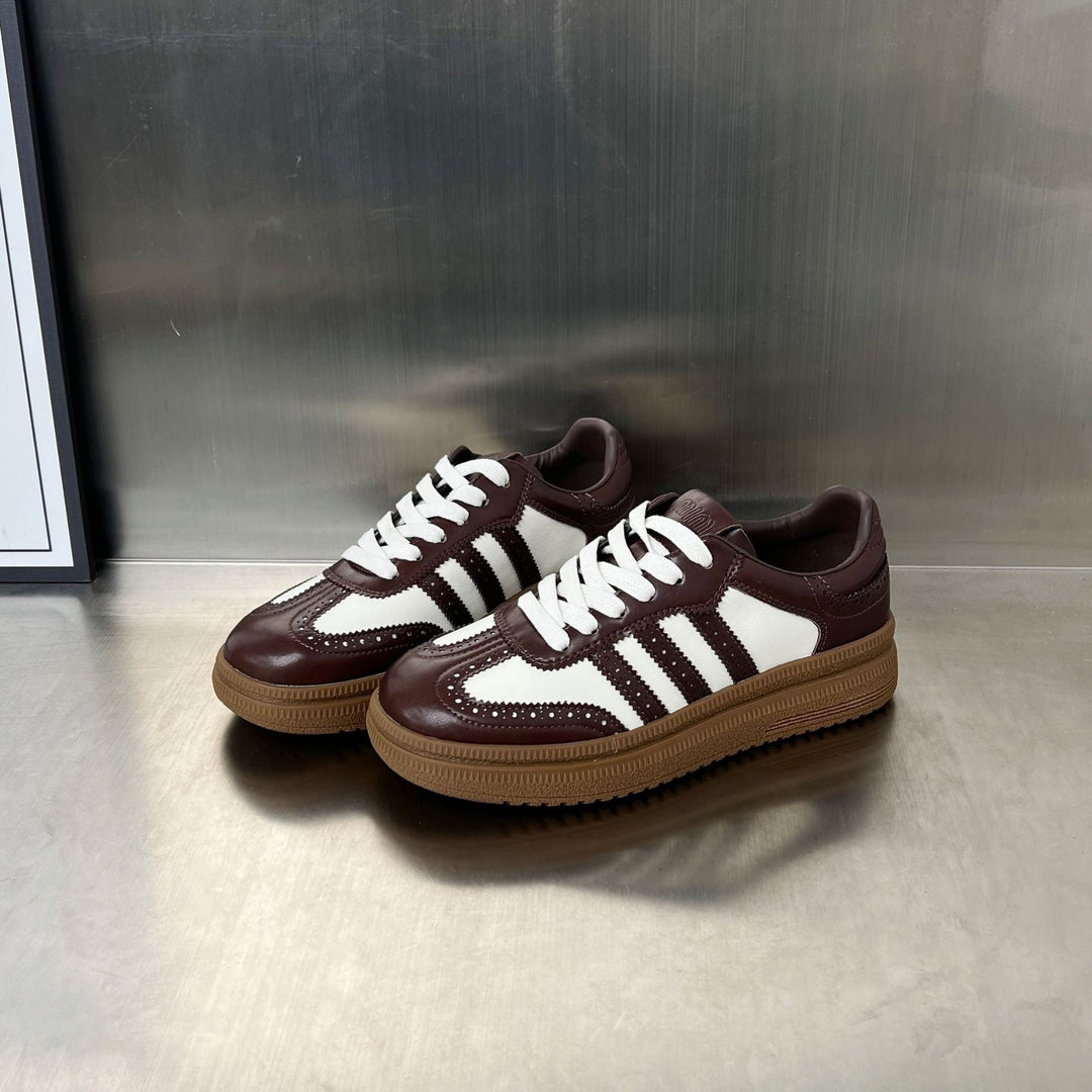 Damen sportliche Retro-Sneakers mit klassischem Design und atmungsaktiver Oberkonstruktion