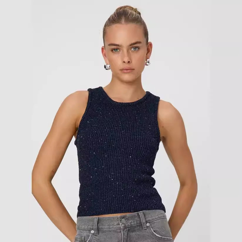 Damen Strickoberteil mit feiner Rippstruktur Shopnory