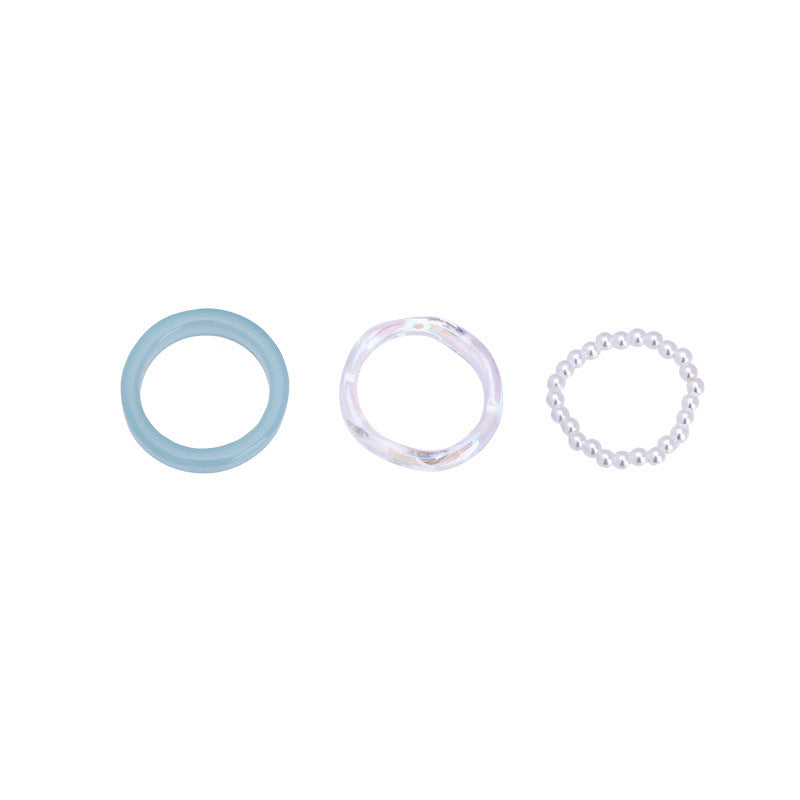 Damen Ring-Set aus handgefertigten Naturmaterialien Shop Nory