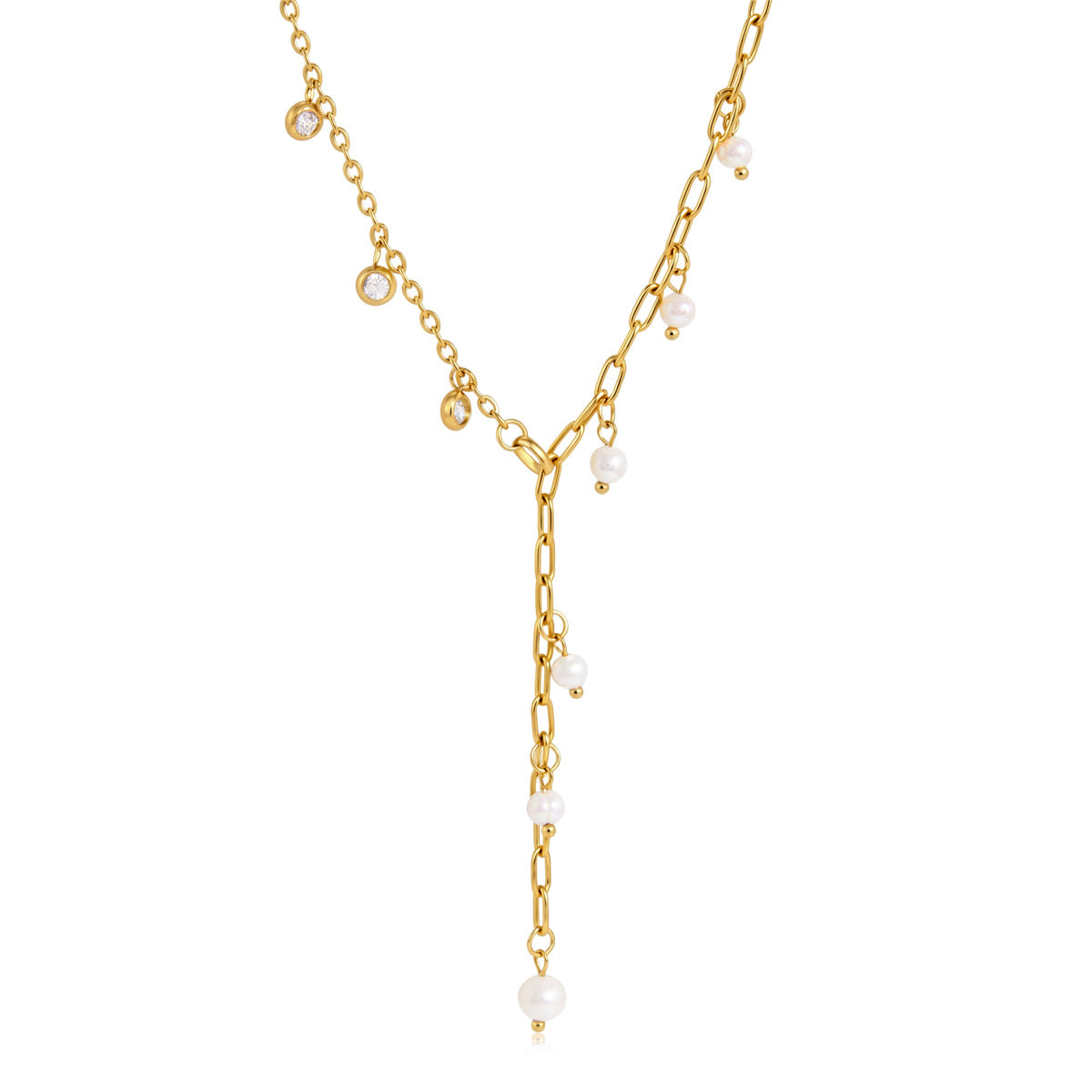 Damen Halskette mit elegantem Perlenanhänger und hypoallergenem Edelstahl Shop Nory