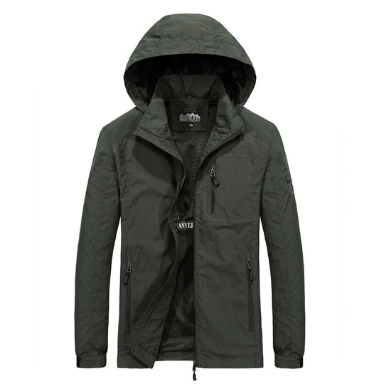 Herren Multifunktionale Outdoorjacke mit verstellbarer Kapuze Shop Nory