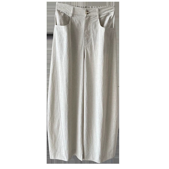 Damen Weite Leinenhose Shop Nory 1789268742