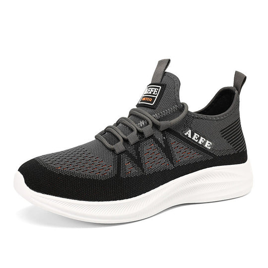 Herren Atmungsaktive Sport-Sneaker mit elastischem Schnürsystem