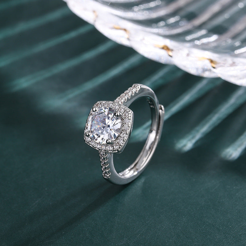 Damen Schmuckring mit funkelndem Zirkonia Shop Nory