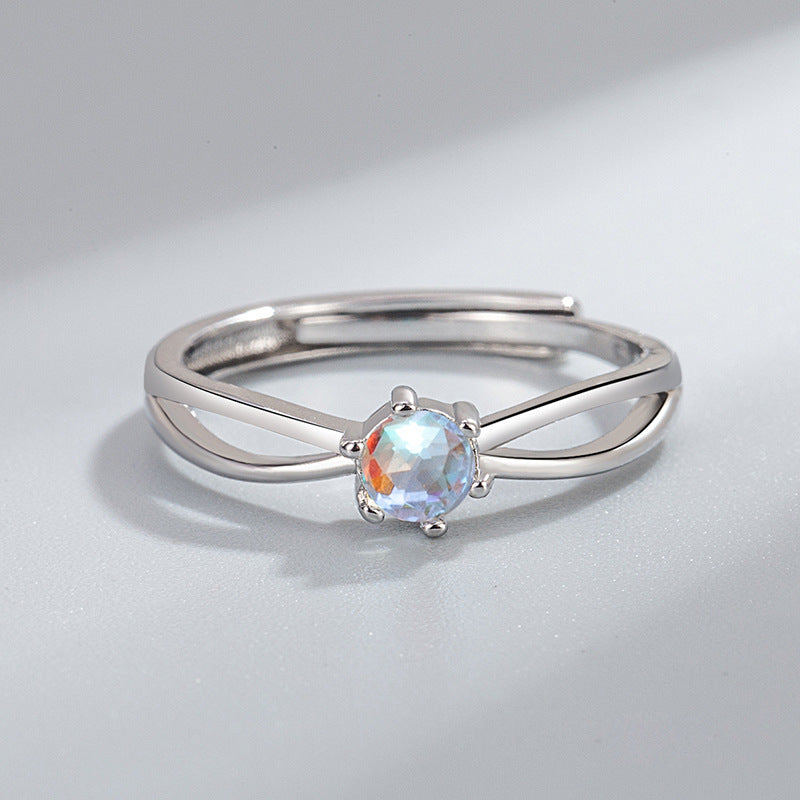 Damen eleganter Ring mit geschwungenem Design Shop Nory