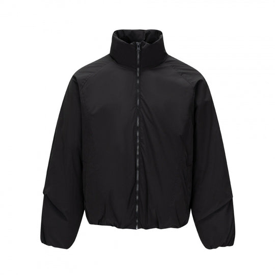 Unisex Kurz geschnittene leichte Windjacke im Boxy-Cut mit hohem Stehkragen und elastischem Saum Shop Nory