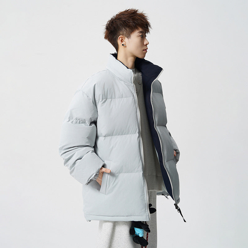 Herren Kurz geschnittene Oversize Steppjacke mit hohem Kragen Shop Nory