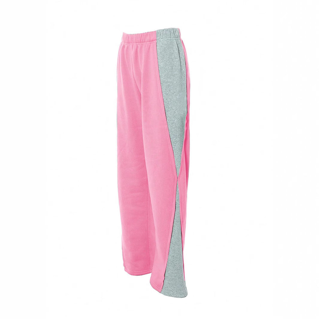 Damen Sportive Jogginghose mit seitlichem Schlitz und Kontrast-Einsatz Shop Nory