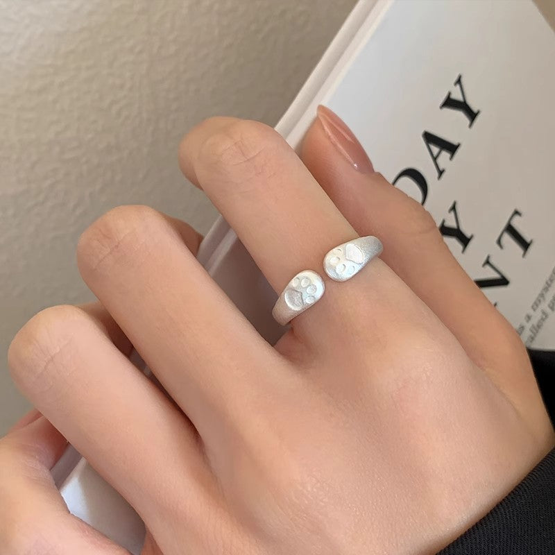 Damen Verspielter Ring mit Pfotenmotiv Shop Nory