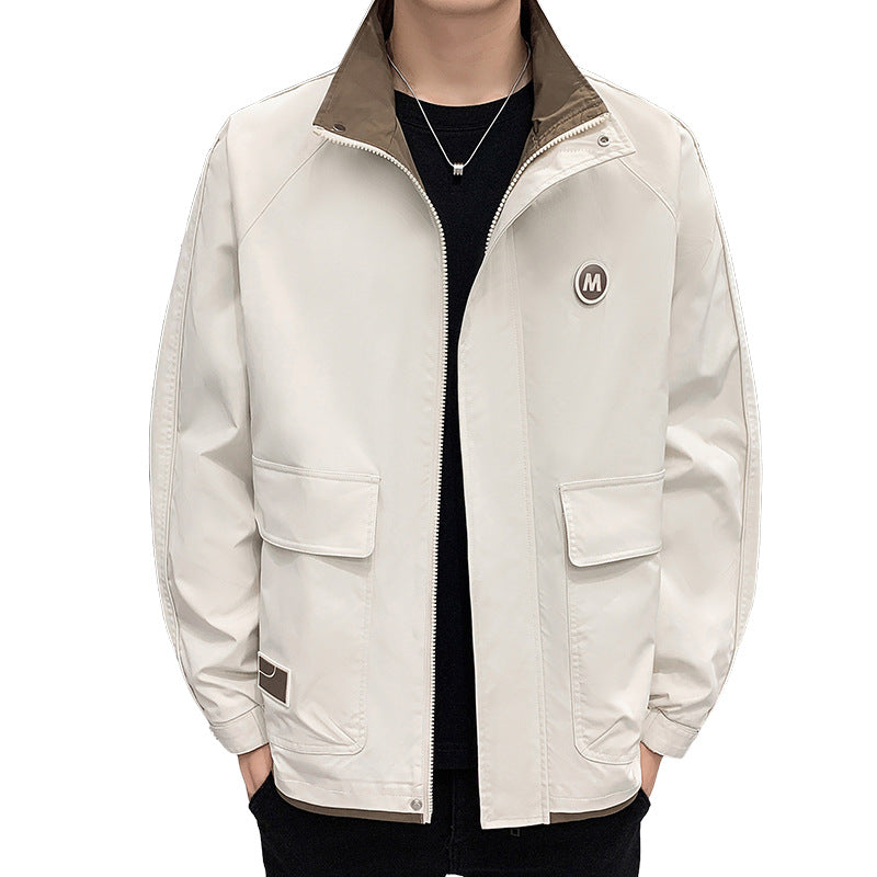 Herren Leichte Übergangsjacke mit versteckten Taschen Shop Nory