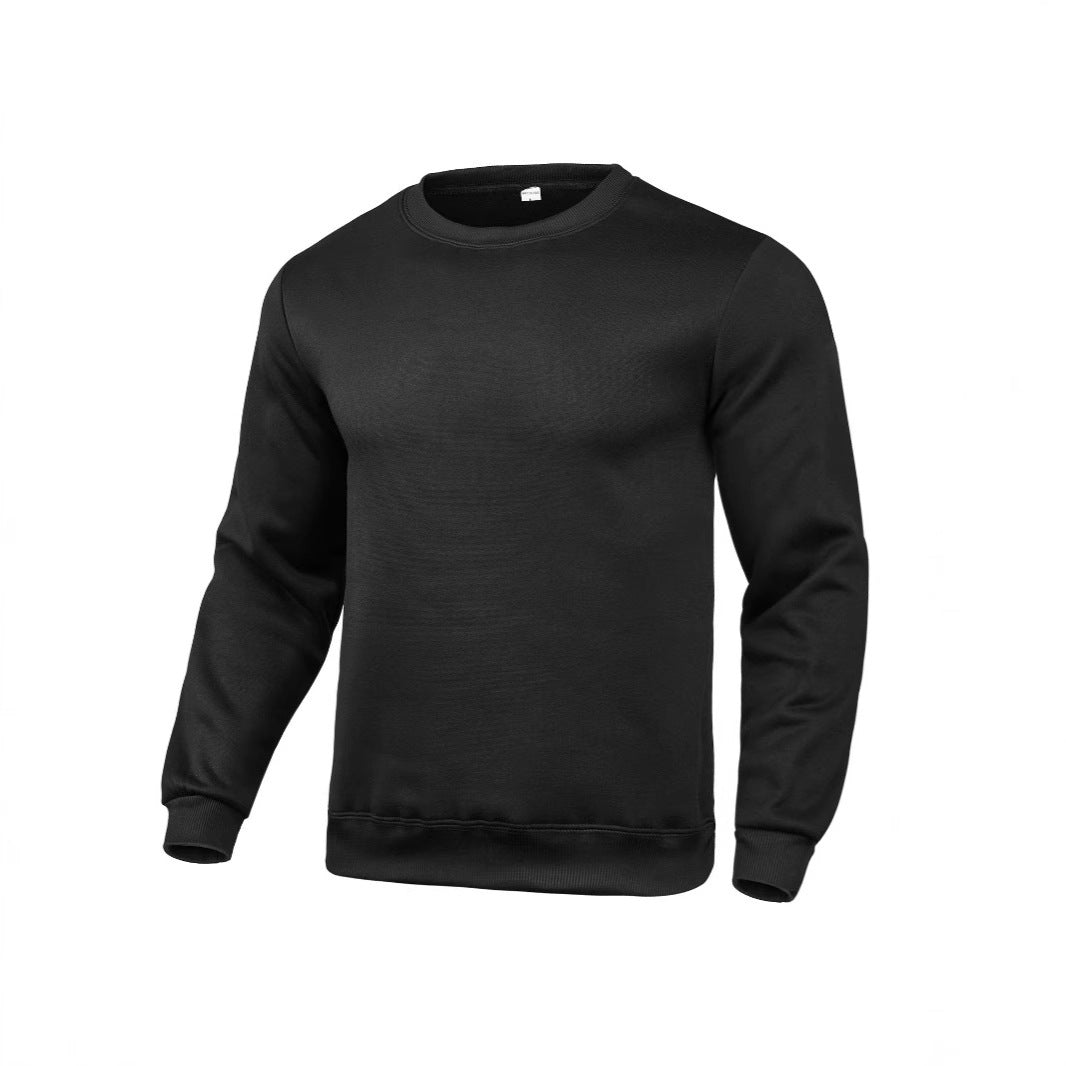 Herren nan klassisches Rundhals-Sweatshirt mit weichem Fleece-Innenfutter, geripptem Saum und verstärkten Nähten Shop Nory