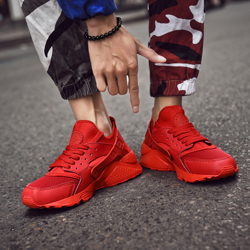 Damen sportliche Sneaker mit atmungsaktiver Oberflächenstruktur und rutschfester Sohle