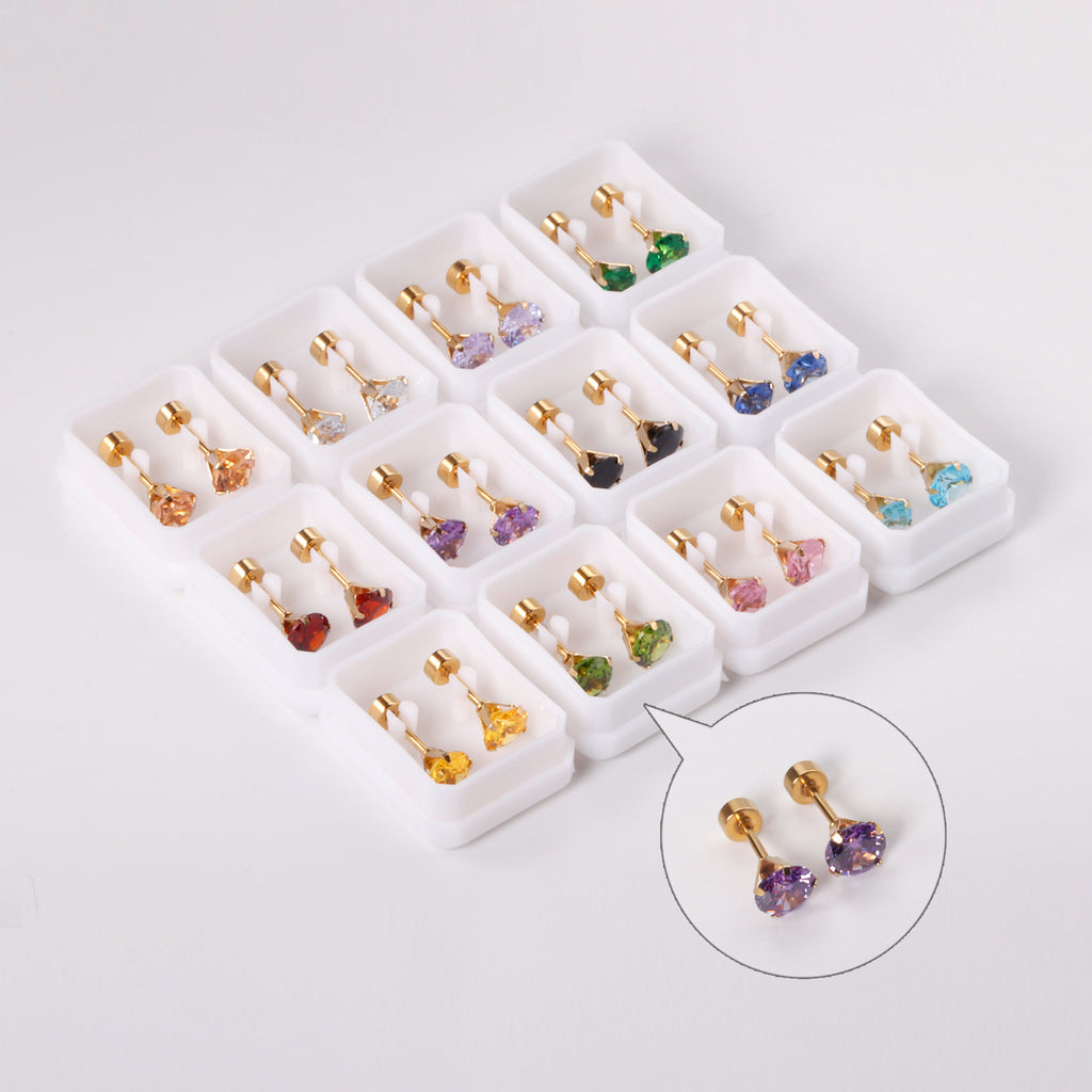 Damen eindrucksvolle Schmuckstecker aus chirurgischem Edelstahl Shop Nory