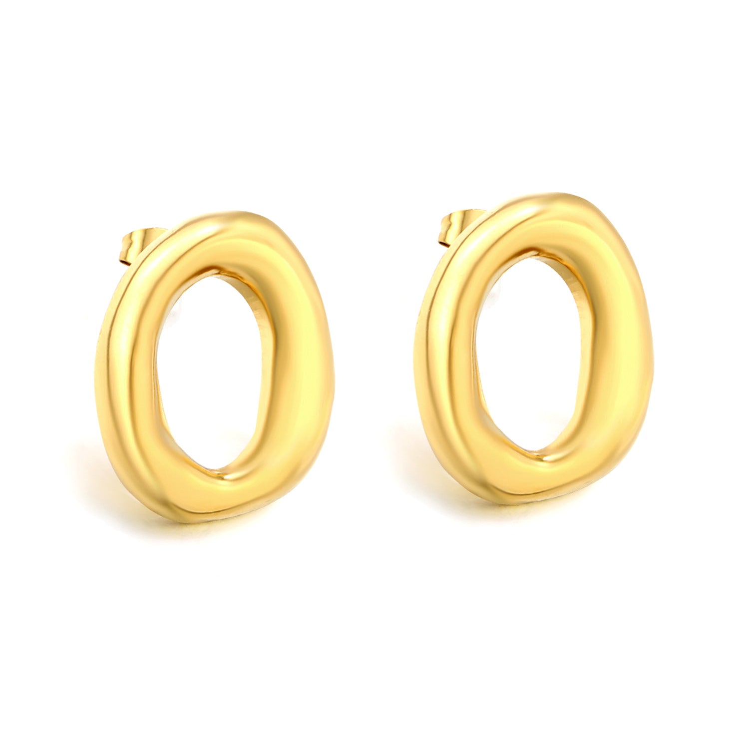 Damen Hängende Ohrstecker aus hochwertigem Edelstahl mit muschelförmigem Design Shop Nory