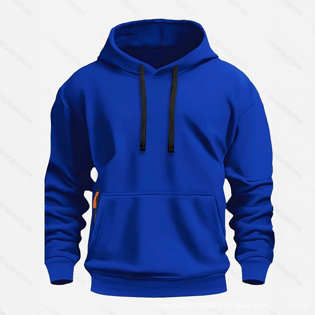 Herren sportlicher Kapuzenpullover mit praktischen Taschen und atmungsaktivem Material
