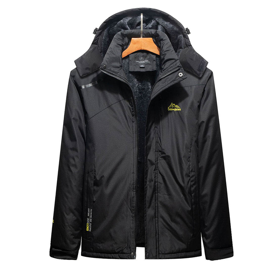 Herren Isolierte Winterparka mit Teddyfutter, Kapuze und wasserabweisender Außenhülle Shop Nory