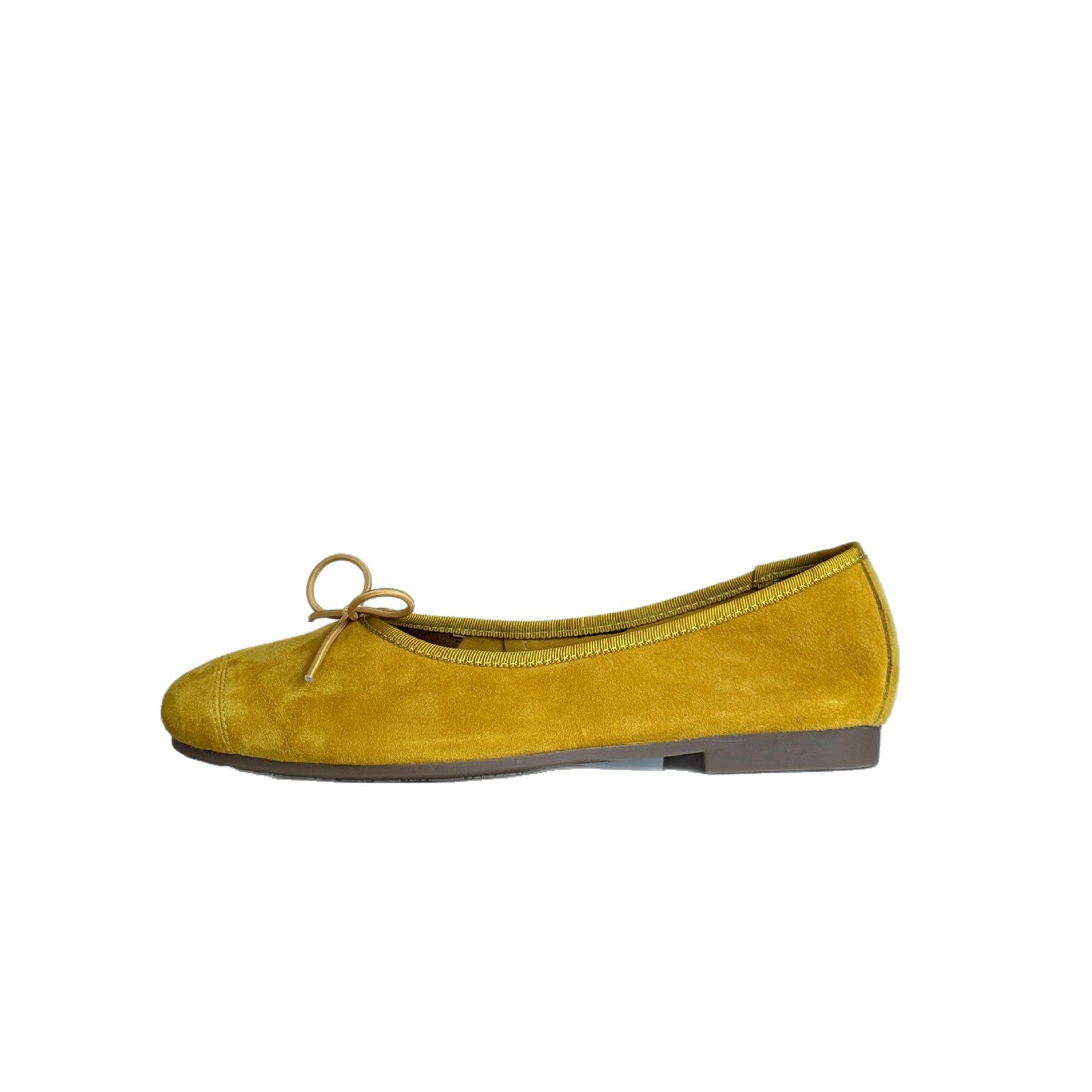 Damen Ballerinas aus weichem Wildleder mit modischem Schleifendetail